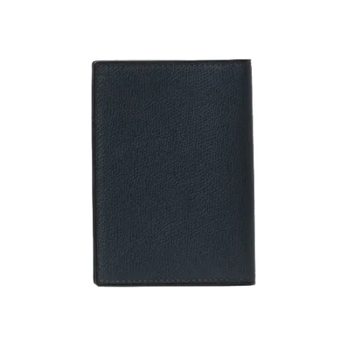 Valextra Cow Leather Passport Holder Unisex Jasper