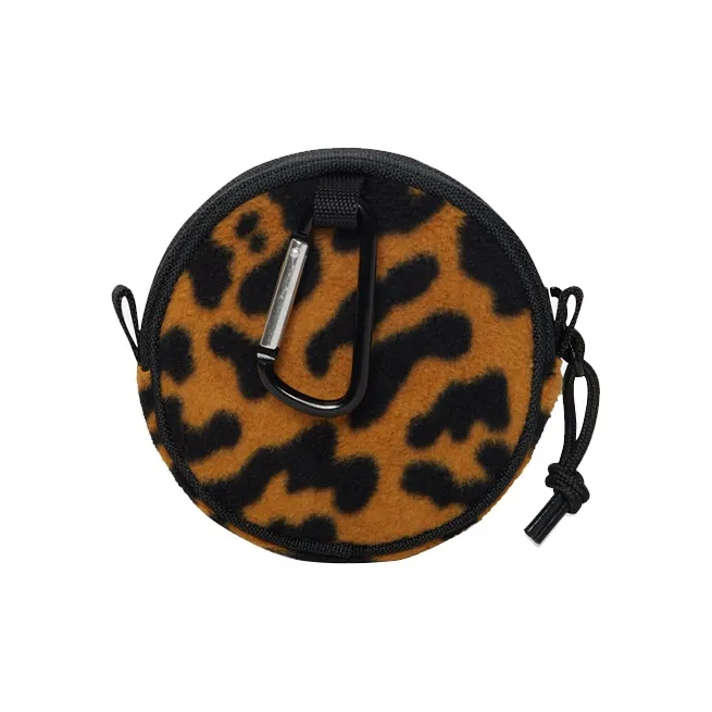 Converse Utility Pouch Polyester Coin Purse Regular Unisex Leopard Print-3