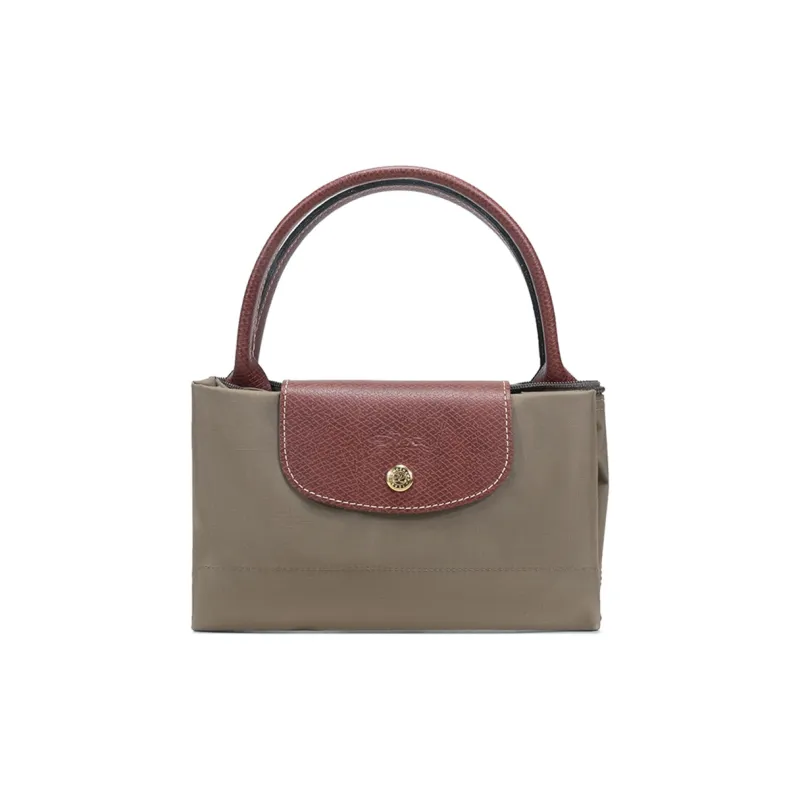 LONGCHAMP Le Pliage Fabric Dumpling Bag Handbags Medium Size Women's Sand Earth Tone-6