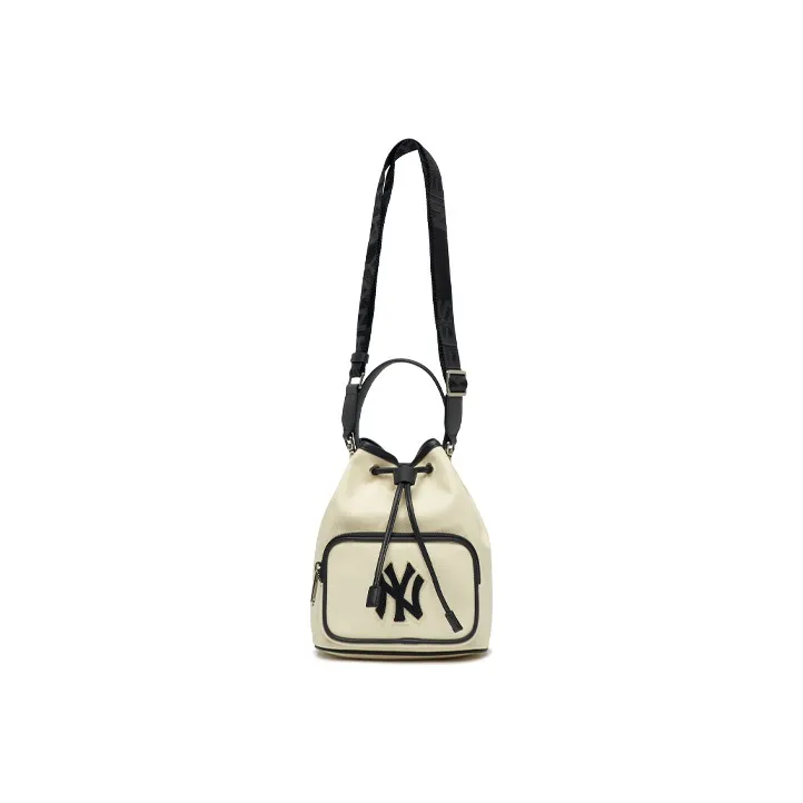 MLB Premium Canvas Bucket Bag, Shoulder Bag, Crossbody Bag Regular Unisex Ecru-4
