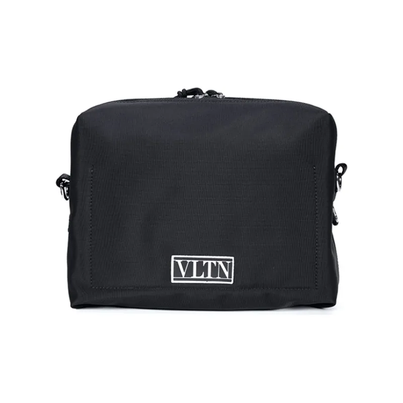 Valentino Nylon Fabric Shoulder Bag Crossbody Bag Regular Men's Black-1