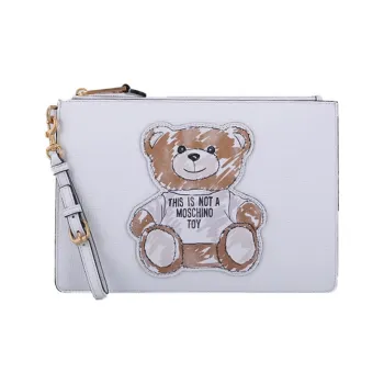 MOSCHINO Clutches Crossbody Bags Women's White