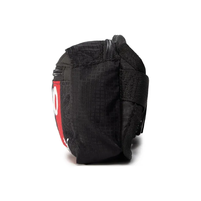 PUMA Fabric Fanny Pack Unisex Black Red-2