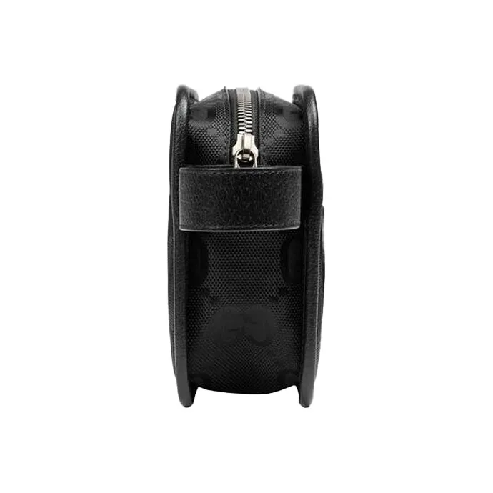 GUCCI Off The Grid Leather Nylon Hybrid Makeup Bags Clutches Unisex Black-2