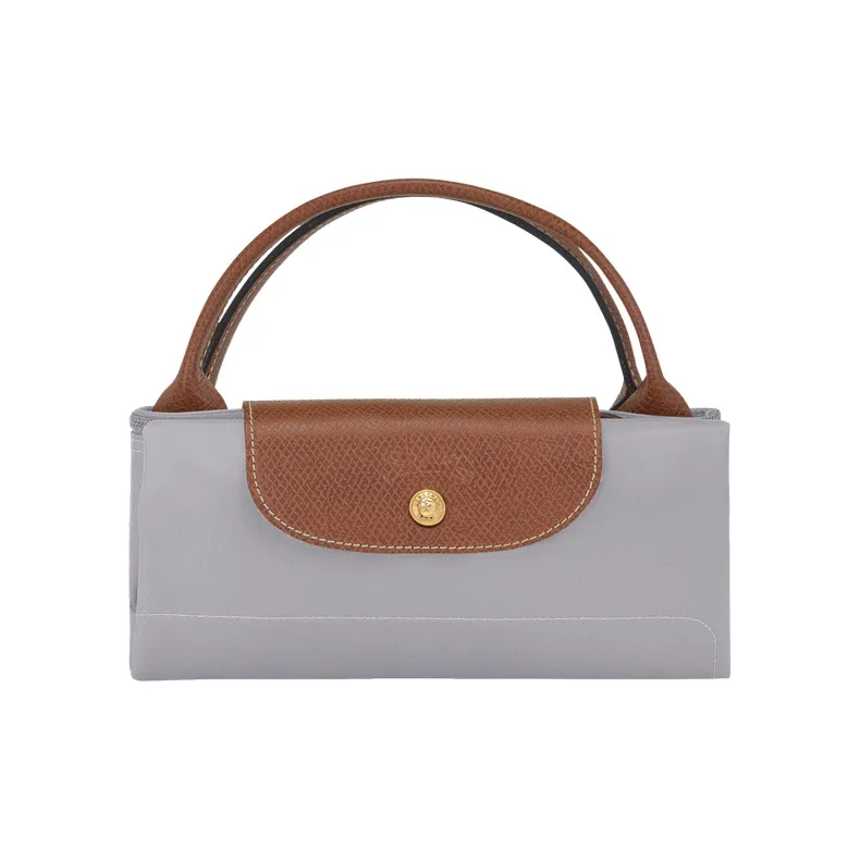 LONGCHAMP Le Pliage Canvas Travel Bag Shoulder Bag Large Size Unisex Gray-3