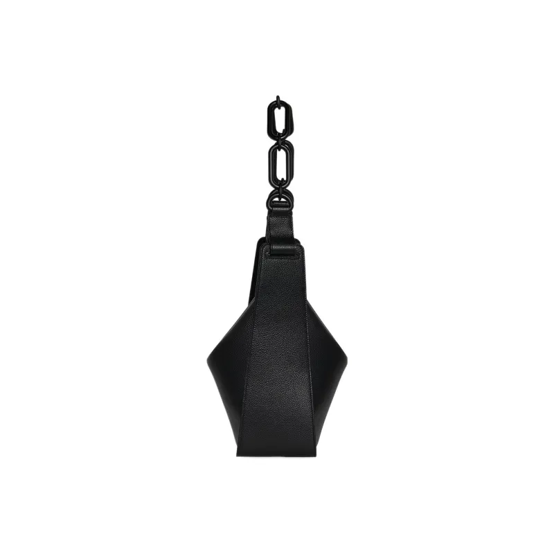 Balenciaga Tool 2.0 Grained Calfskin Bucket Bag Handbag Shoulder Bag Women's Black-1