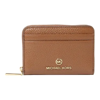 MICHAEL KORS Cow Leather Wallet Unisex Brown