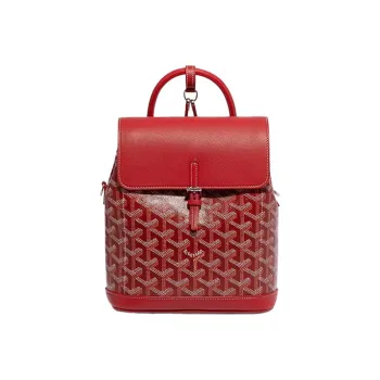 GOYARD Alpin Cow Leather Backpack Mini Women's Red