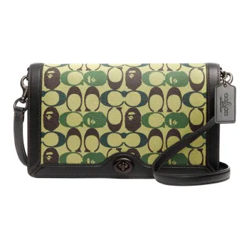 Bape Black X COACH Riley Crossbody Bags