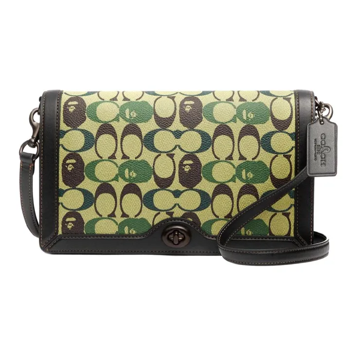 Bape Black X COACH Riley Crossbody Bags-0