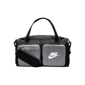 Nike Polyester Gym Bag, Hand Crossbody Bag, Travel Bag Unisex Black Gray