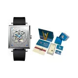 Silver Case White Dial Blue Strap 205-4