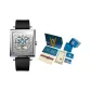 Silver Case White Dial Blue Screws 205-4