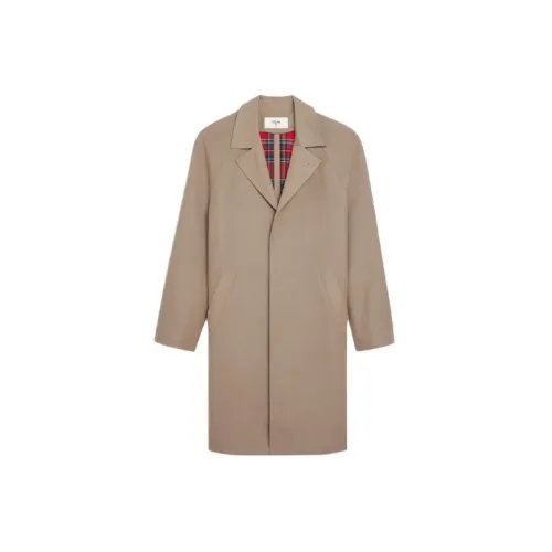 CELINE Coats Men Camel