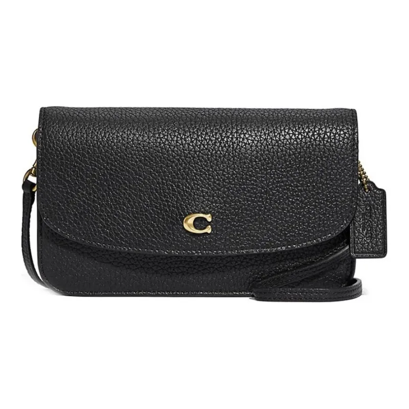 COACH Hayden Leather Shoulder Bag, Crossbody Bag Women's Black-0