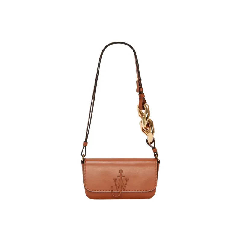 JW Anderson Leather Shoulder Bag Women's Brown-4