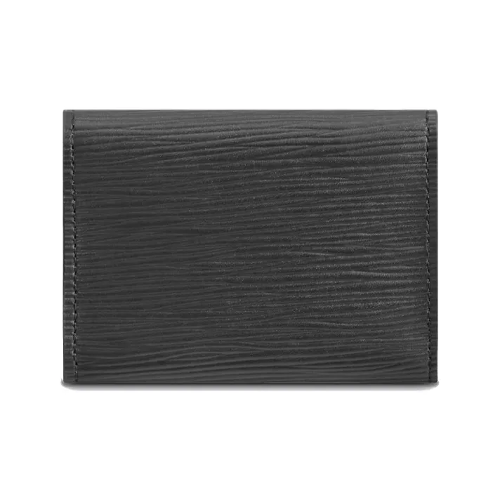LOUIS VUITTON Enveloppe Carte De Visite Epi Noir Black-3