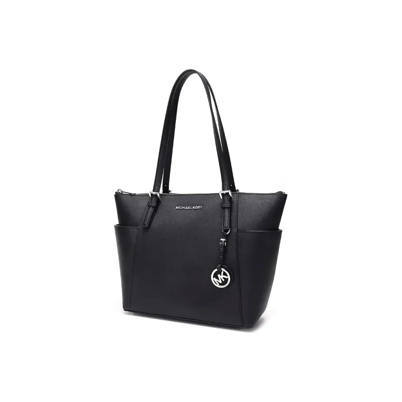 MICHAEL KORS MICHAEL KORS Handbag Collection Jet Set Leather Portable Crossbody Bag, Shoulder Bag Women's Black-1