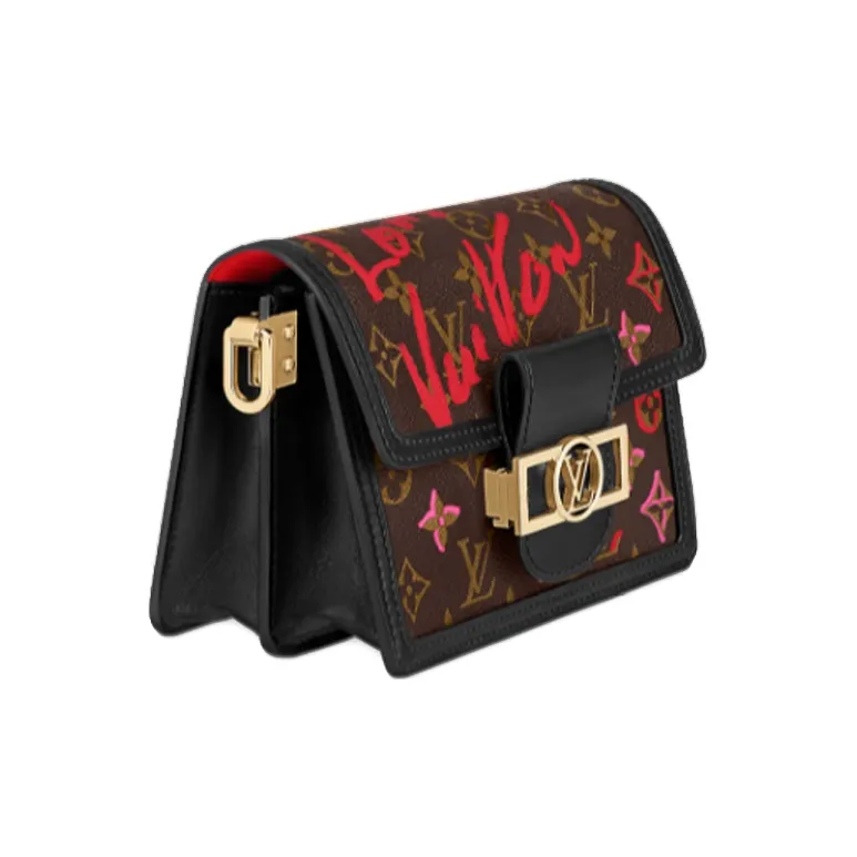 LOUIS VUITTON Limited Edition Mini Dauphine Monogram Brown-1