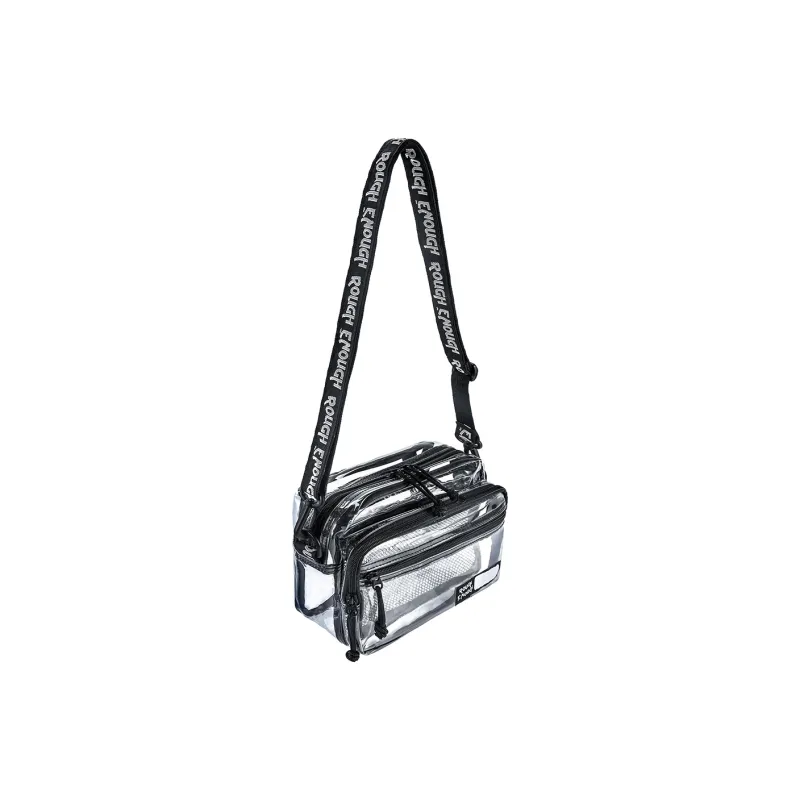 Rough Enough Crossbody Bags Transparent-2