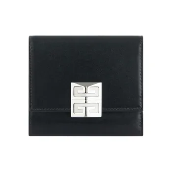 GIVENCHY 4G Calfskin Wallet Women's Black