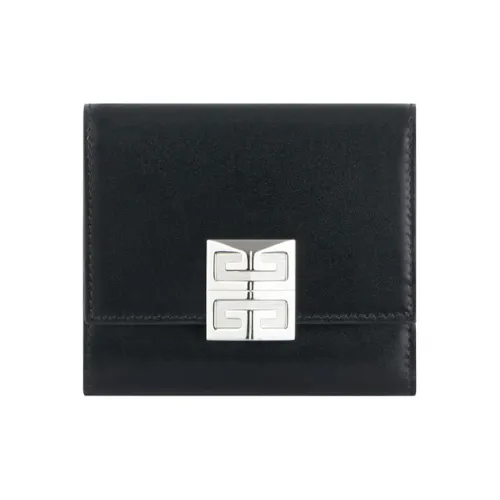 GIVENCHY 4G Calfskin Wallet Women's Black