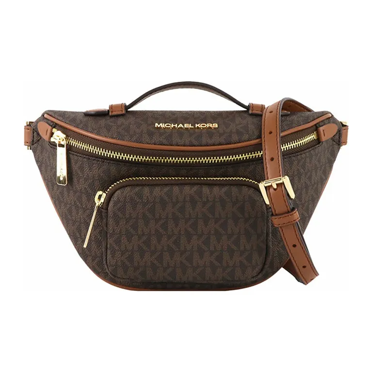 MICHAEL KORS MICHAEL KORS Handbag Collection Erin PVC Fanny Pack Women's Brown-0