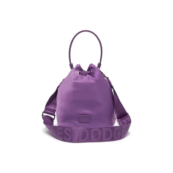 MLB Nylon Fabric Bucket Bag Handbag Crossbody Bag Regular Unisex Purple-2