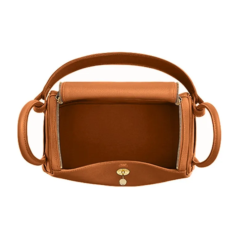 HERMES Lindy Calfskin Handbag, Shoulder Bag Women's-2