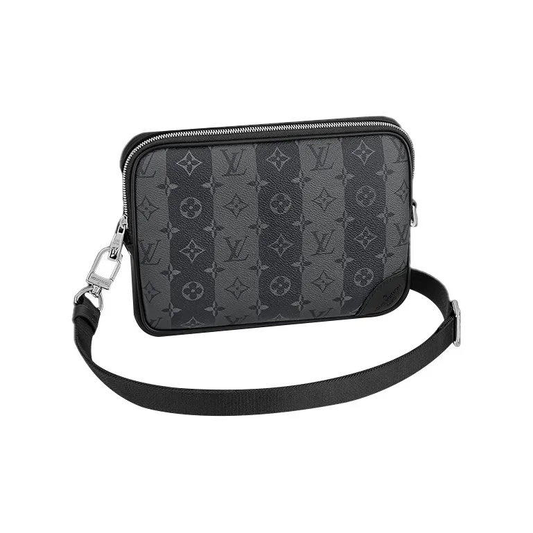 LOUIS VUITTON X Nigo Utilitary Backpack Monogram Stripes Eclipse-3