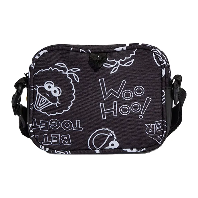 Adidas Sesame Street Collaboration Polyester Shoulder Bag Crossbody Bag Regular Unisex Black-2