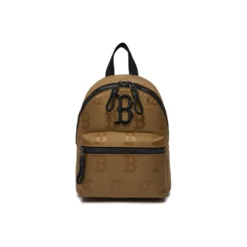 MLB Nylon Fabric Combo Bag, Backpack Regular Unisex Coffee