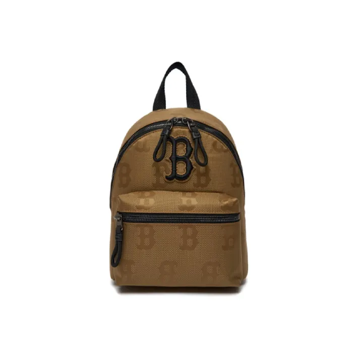 MLB Nylon Fabric Combo Bag, Backpack Regular Unisex Coffee-0