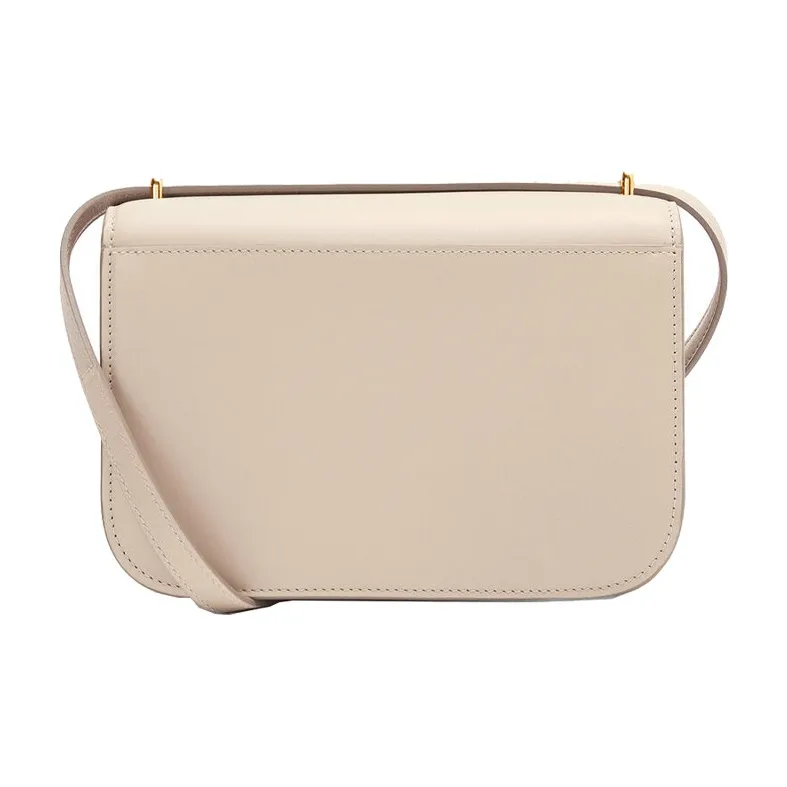 LOEWE Goya Cow Leather Shoulder Bag Crossbody Bag Small Size Women's Oat-2