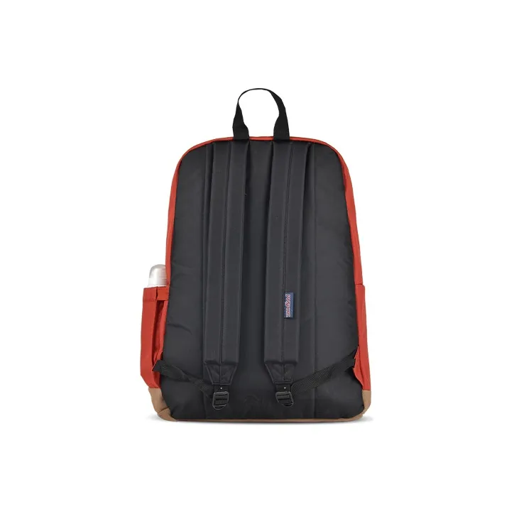 JanSport Leather Backpack Regular Unisex Bella Orange-3