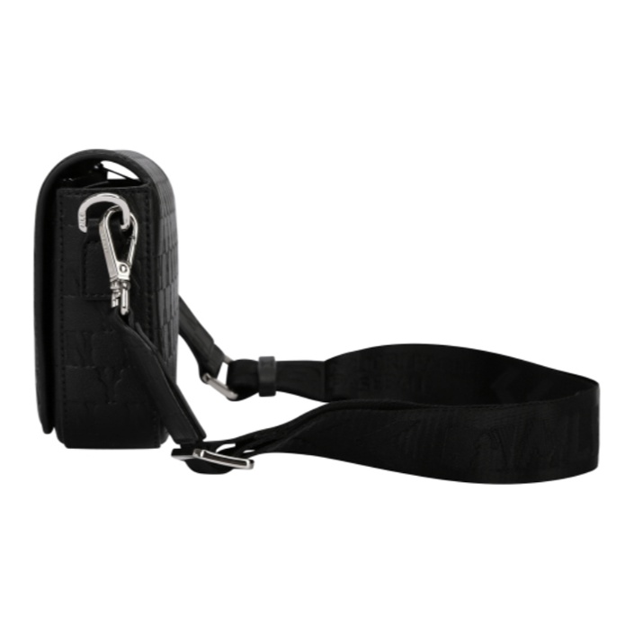 MLB Cotton Shoulder Bag Crossbody Bag Regular Unisex Black