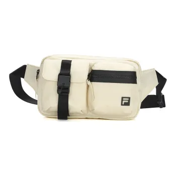 FILA Athletics Fabric Sling Bag Crossbody Bag Fanny Pack Regular Unisex Cloud Frost White