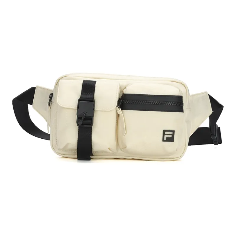 FILA Athletics Fabric Sling Bag Crossbody Bag Fanny Pack Regular Unisex Cloud Frost White-0