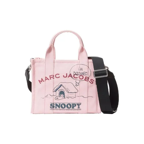 MARC JACOBS PEANUTS Collaboration The Traveler Cotton Tote Bag, Shopping Bag, Shoulder Bag, Handbag Mini Women's Pink