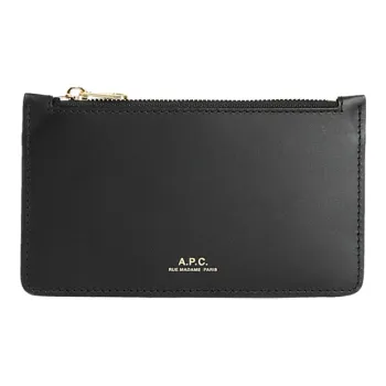A.P.C Willow Logo Embossed Card Holder