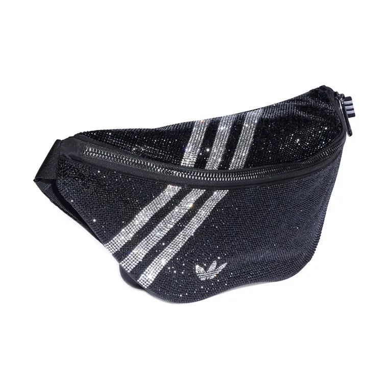 Adidas Originals Polyester Crossbody Bag, Fanny Pack Regular Women's Black-4