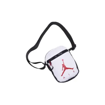 Jordan Polyester Cell Phone Pouch Shoulder Bag Crossbody Bag Regular Unisex White