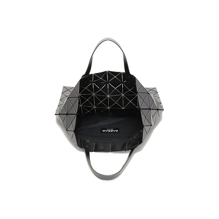 ISSEY MIYAKE PVC Portable Crossbody Bag Shoulder Bag Women's Light Gray/Charcoal Gray/Matte Black-6