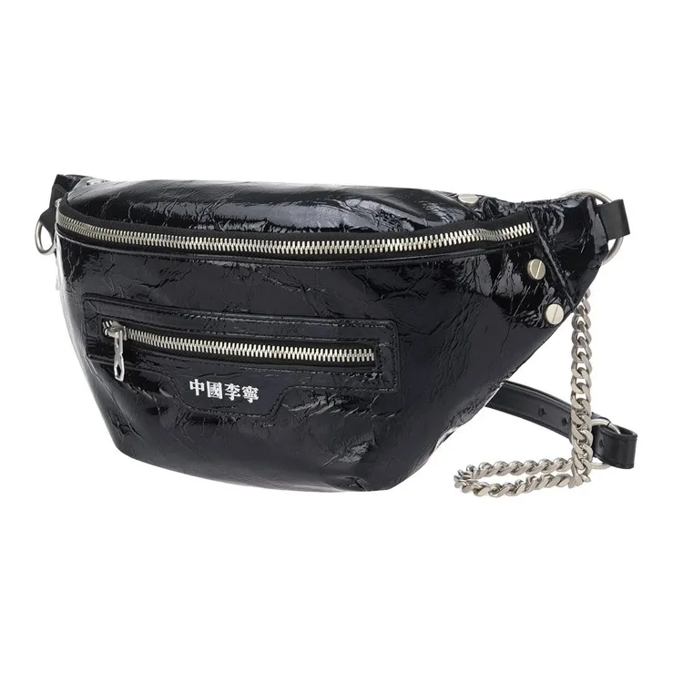 LiNing Starburst Polyester Fanny Pack Regular Unisex Black-0