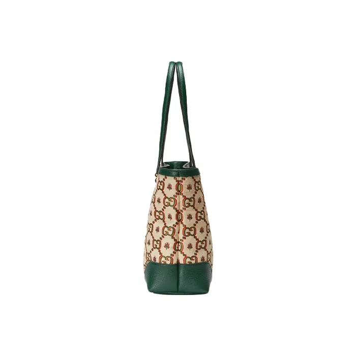 GUCCI Ophidia Jacquard Fabric Tote Bag, Shopping Bag, Handbag, Shoulder Bag Unisex-3