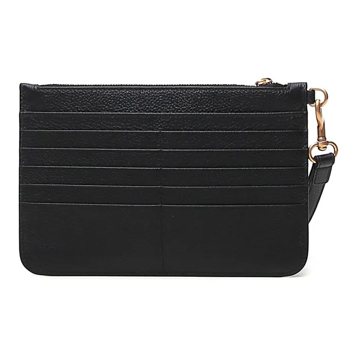 Balenciaga Cow Leather Wallet Women's Black-2