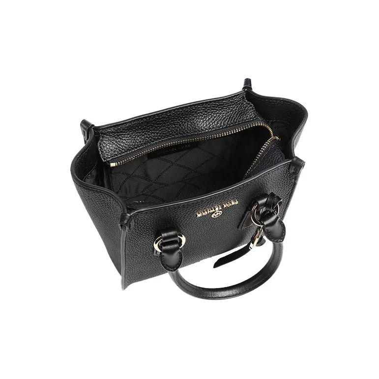 MICHAEL KORS Kris Cow Leather Portable Crossbody Bag Shoulder Bag Small Size Women's Pure Black-2