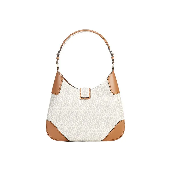 MICHAEL KORS MK Lillian Shoulder Bag Women's Vanilla White-1