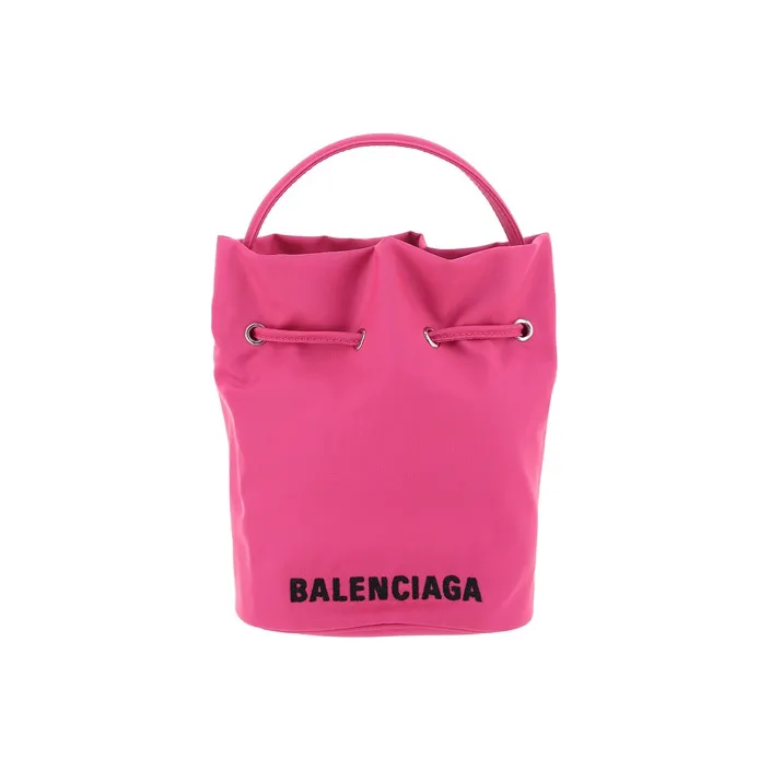 Balenciaga Polyurethane Bucket Bags Handbags Regular Women's Pink-0