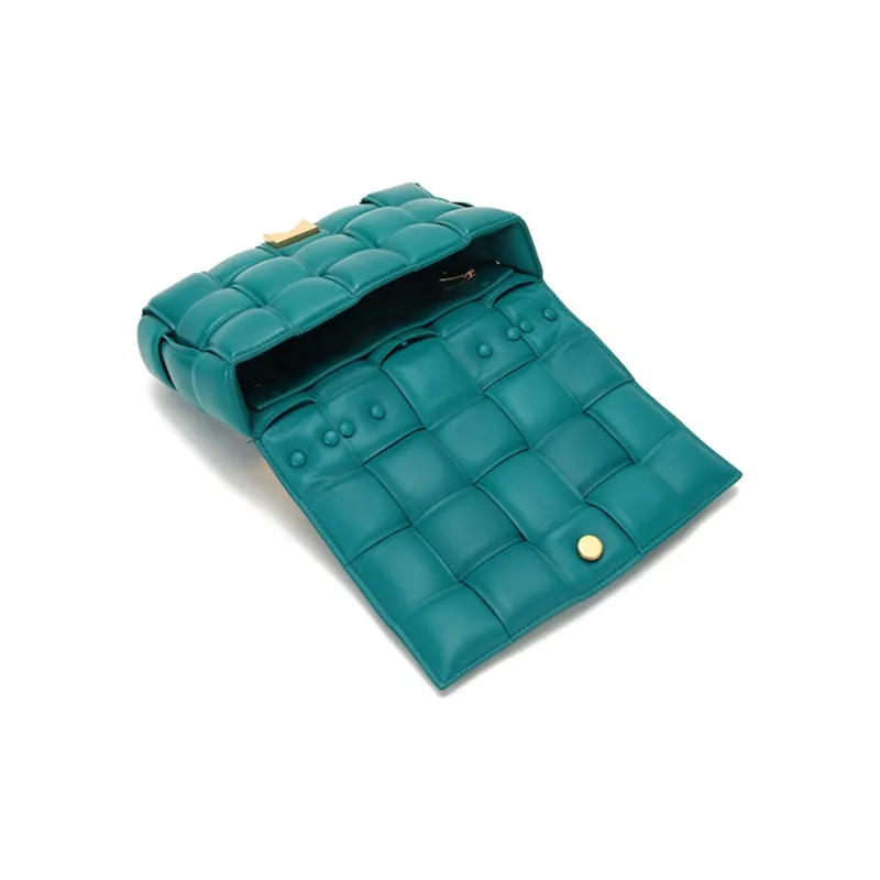 Bottega Veneta Chain Cassette Crossbody Bag Mallard-5